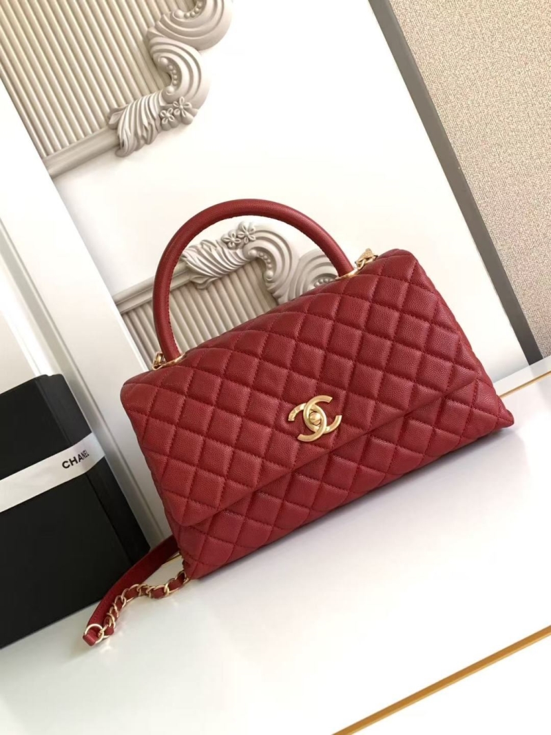 Ch**el top handle bags